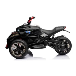 Macchina Bambino Mini Quad ATV 3.0 Elettrico Nero Cavalcabile a Batteria
