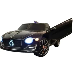 Macchina Bentley EXP Elettrica per Bambini Auto con Telecomando Nera