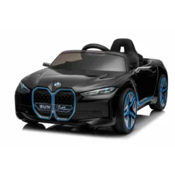 Macchina BMW i4 per Bambini a Batteria Auto Nero Metallizzata Elettrica