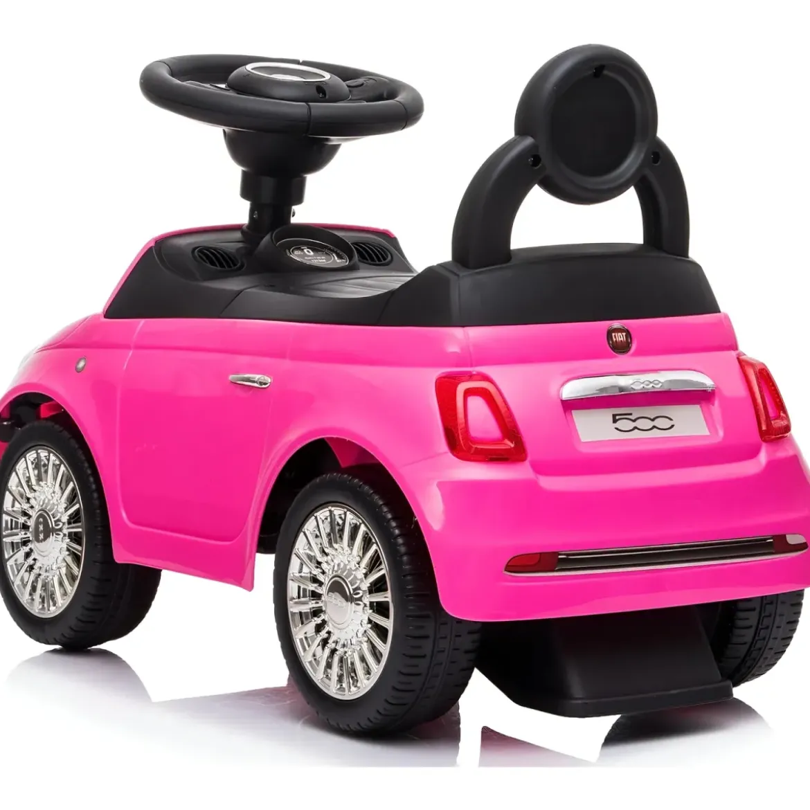 Macchina Cavalcabile per Bambini Primi Passi Fiat 500 Rosa