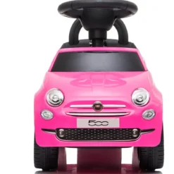 Macchina Cavalcabile per Bambini Primi Passi Fiat 500 Rosa
