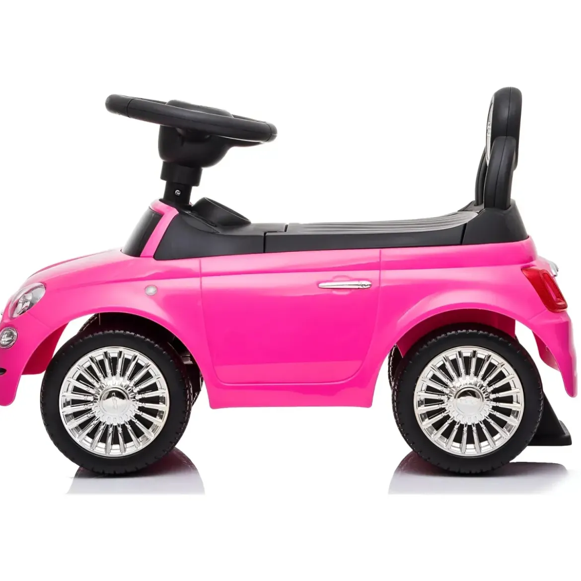 Macchina Cavalcabile per Bambini Primi Passi Fiat 500 Rosa