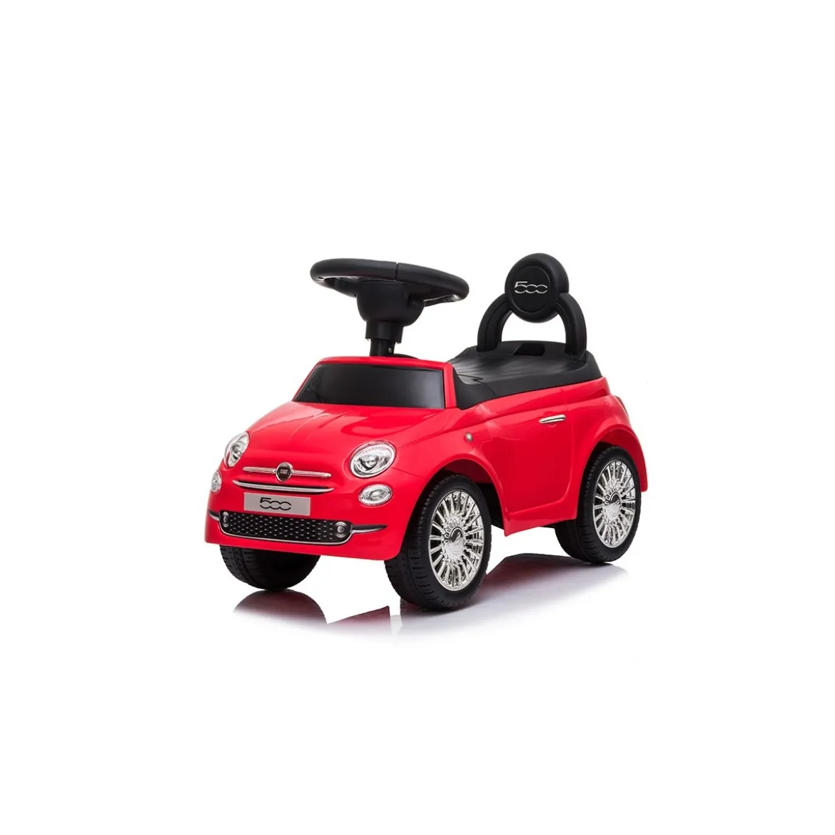 Macchina Cavalcabile per Bambini Primi Passi Fiat 500 Rosso