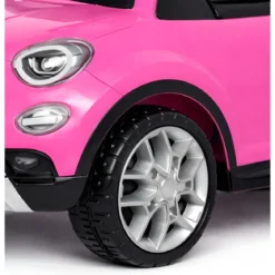 Macchina Cavalcabile per Bambini Fiat 500X Rosa Primi Passi con Suoni