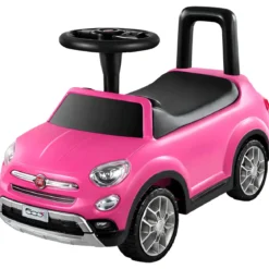 Macchina Cavalcabile per Bambini Fiat 500X Rosa Primi Passi con Suoni