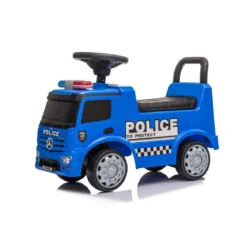 Macchina Cavalcabile Polizia a Spinta Senza Pedali per Bambini Ride On