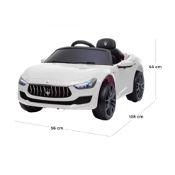 Macchina Elettrica a Batteria Maserati Ghibli Bianca Radiocomandata