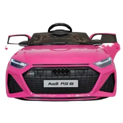 Macchina Elettrica Audi RS6 a Batteria 12 V Auto per Bambini Rosa