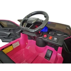 Macchina Elettrica Audi RS6 a Batteria 12 V Auto per Bambini Rosa