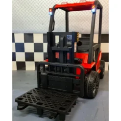 Macchina Elettrica Auto a Batteria con Elevatore per Bambini Rosso