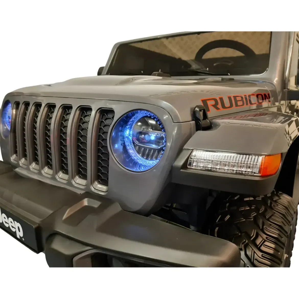 Macchina Elettrica Bambini 12V Jeep Gladiator Telecomandata 2 Posti Verde