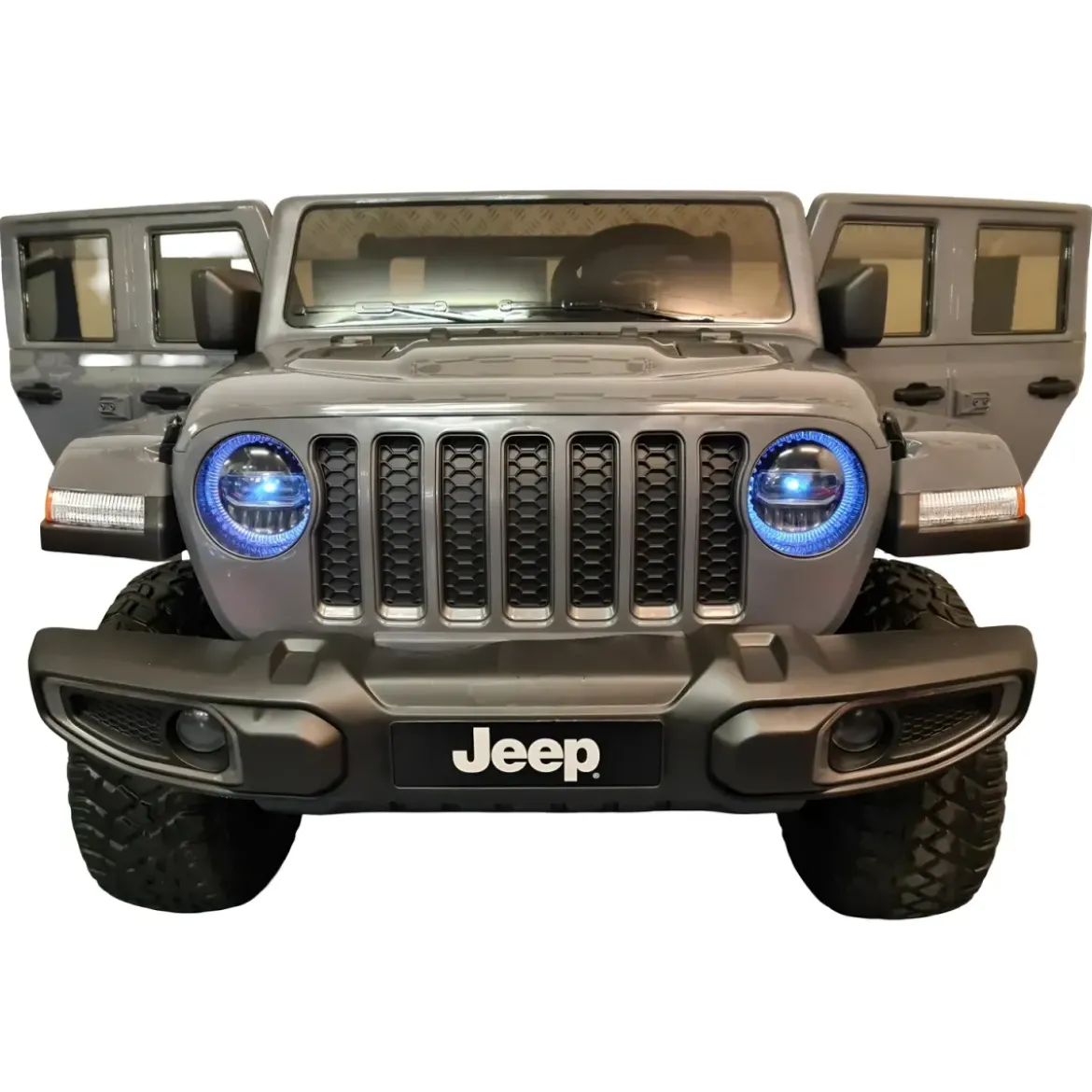 Macchina Elettrica Bambini 12V Jeep Gladiator Telecomandata 2 Posti Verde
