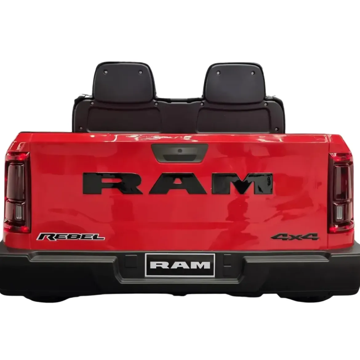 Macchina Elettrica Bambini 12V Dodge Rosso Sedili Ecopelle Bluetooth
