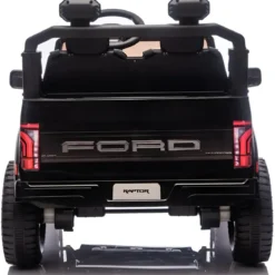 Macchina Elettrica Bambini 24V Ford Raptor Nero 2 Posti Sedile Ecopelle