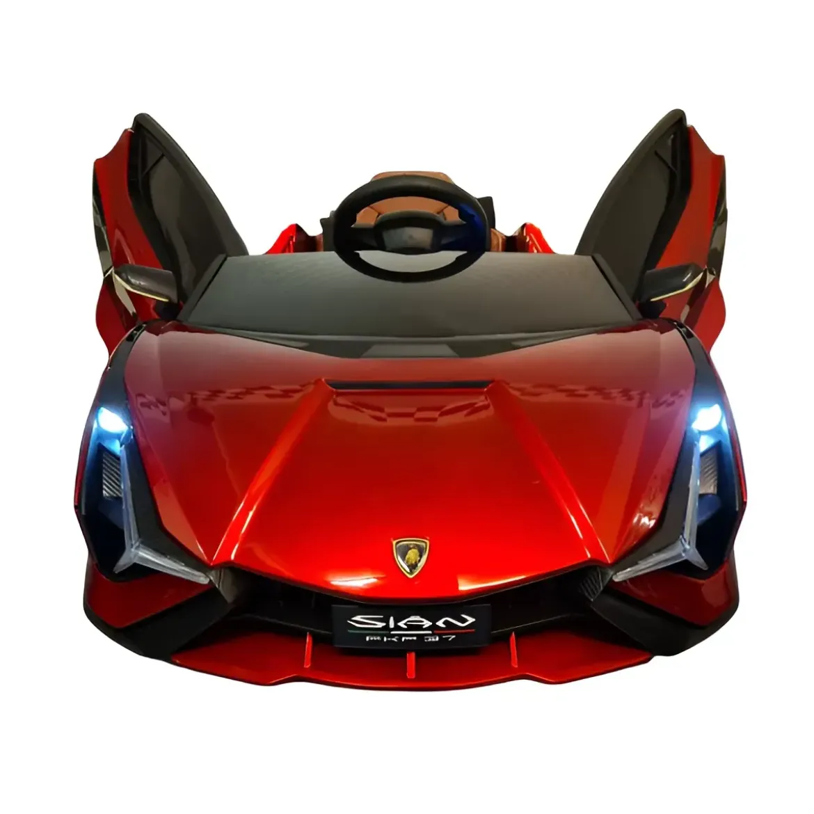 Macchina Elettrica per Bambini a Batteria Lamborghini Sian Rossa Auto Macchinina