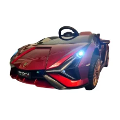 Macchina Elettrica per Bambini a Batteria Lamborghini Sian Rossa Auto Macchinina