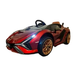 Macchina Elettrica per Bambini a Batteria Lamborghini Sian Rossa Auto Macchinina