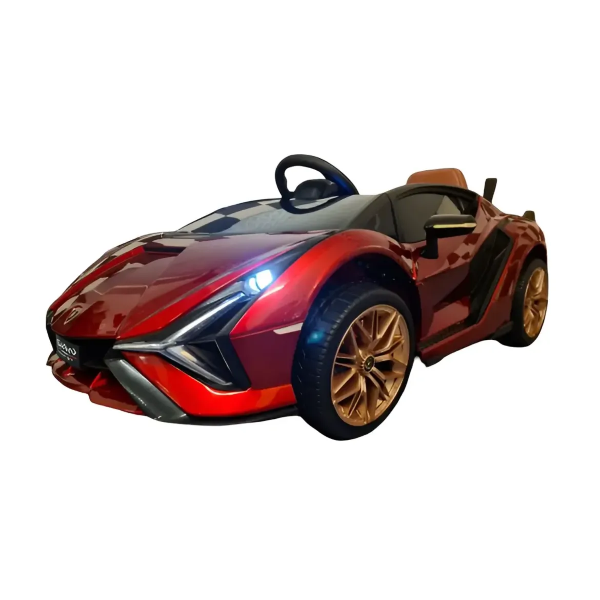 Macchina Elettrica per Bambini a Batteria Lamborghini Sian Rossa Auto Macchinina