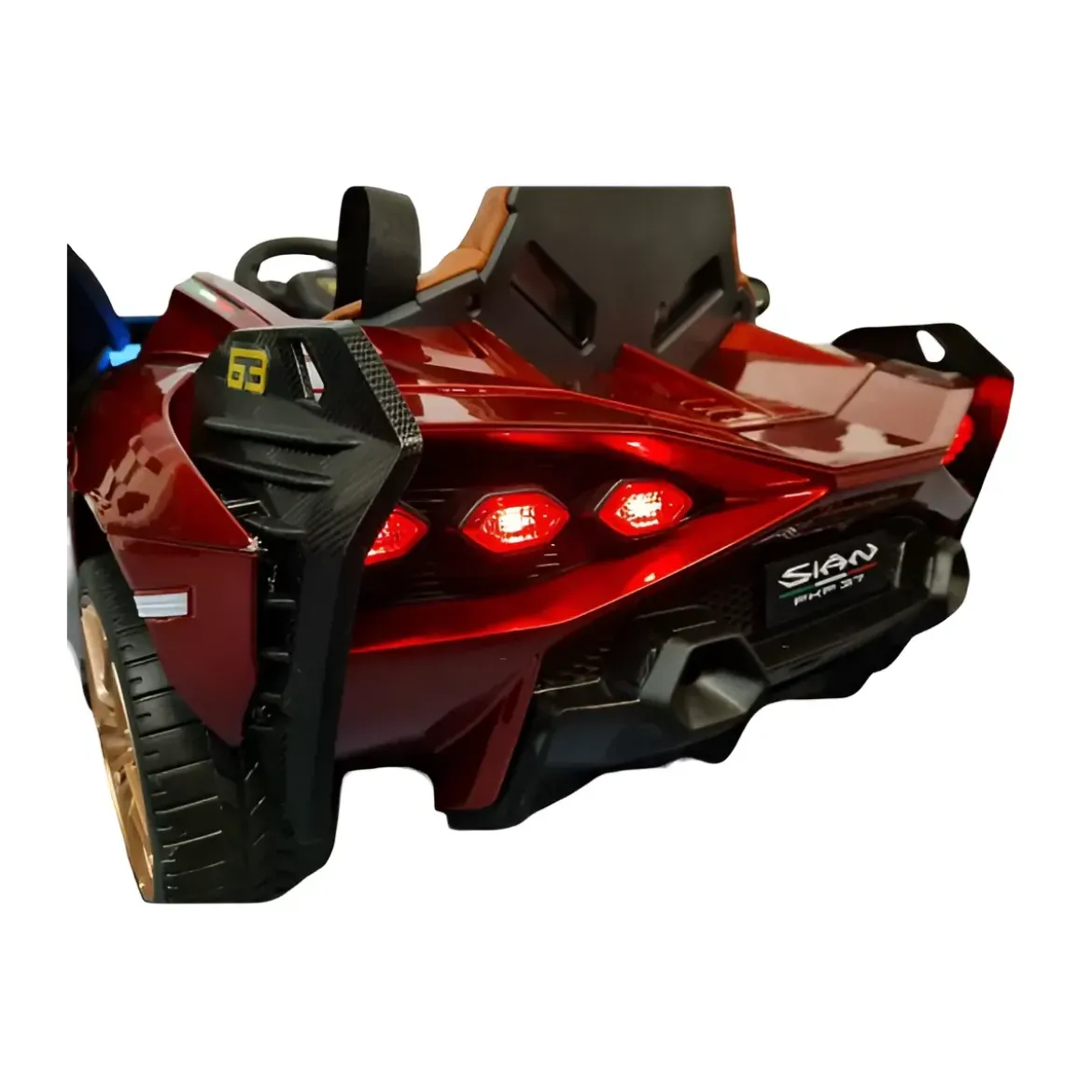 Macchina Elettrica per Bambini a Batteria Lamborghini Sian Rossa Auto Macchinina