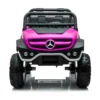 Macchina Elettrica per Bambini Mercedes Unimog Fuori Strada Rosa