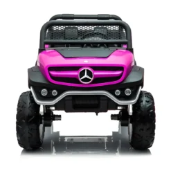 Macchina Elettrica per Bambini Mercedes Unimog Fuori Strada Rosa