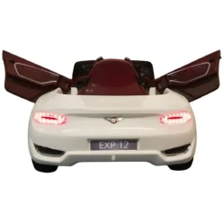 Macchina Elettrica per Bambini Bentley EXP Bianca Auto con Telecomando