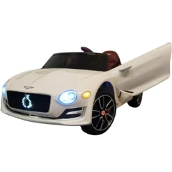 Macchina Elettrica per Bambini Bentley EXP Bianca Auto con Telecomando