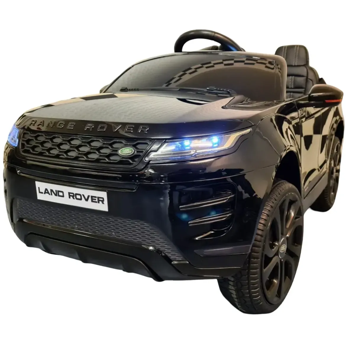 Macchina Elettrica per Bambini Range Rover 4x4 Evoque Nero a Batteria