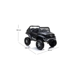 Macchina Elettrica per Bambini Mercedes Unimog Fuori Strada Nero