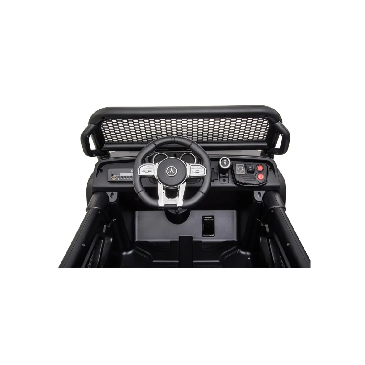 Macchina Elettrica per Bambini Mercedes Unimog Fuori Strada Nero