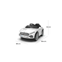 Macchina Elettrica per Bambini 12V Mercedes CLS Small Bianco