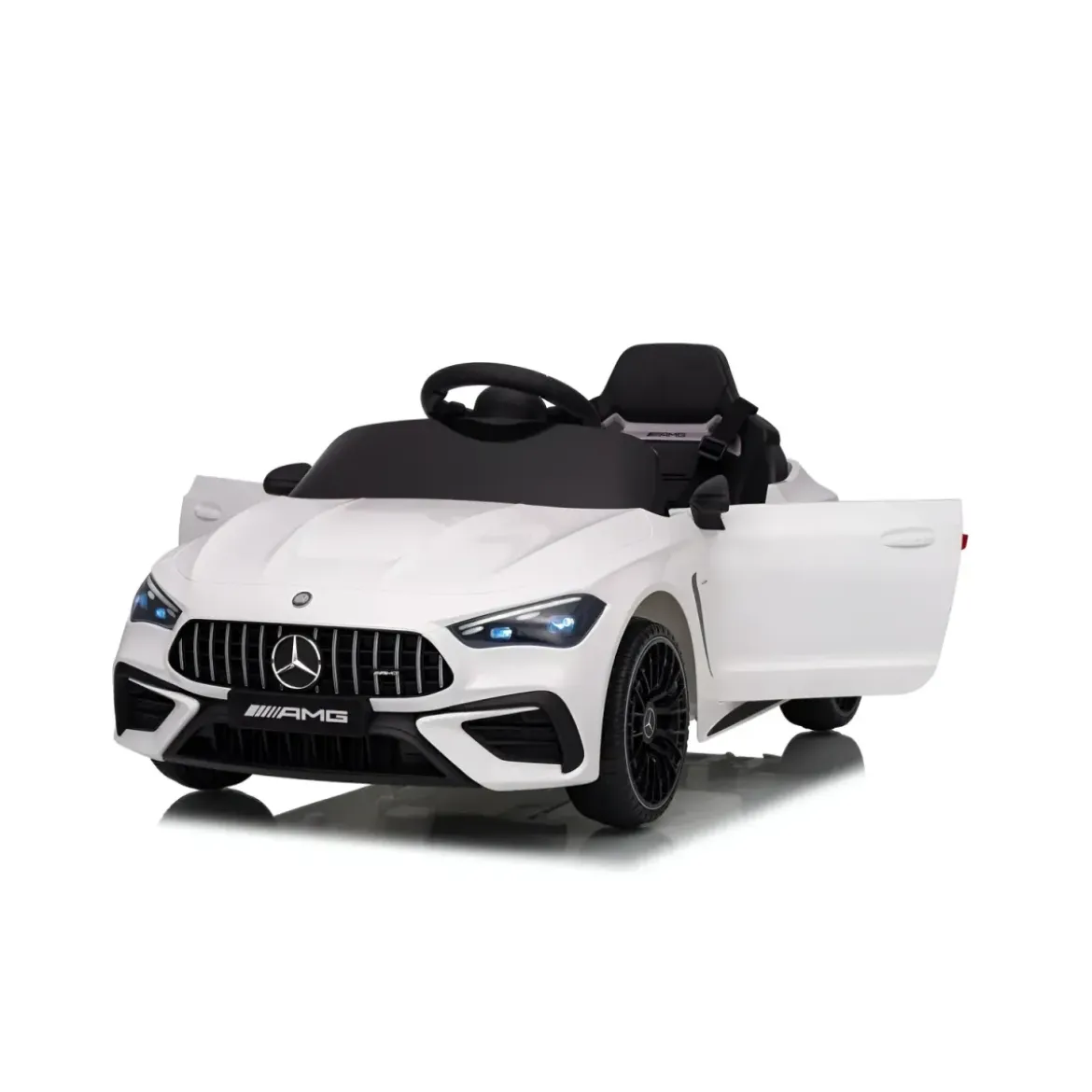 Macchina Elettrica per Bambini 12V Maserati Folgore Bianco Telecomando