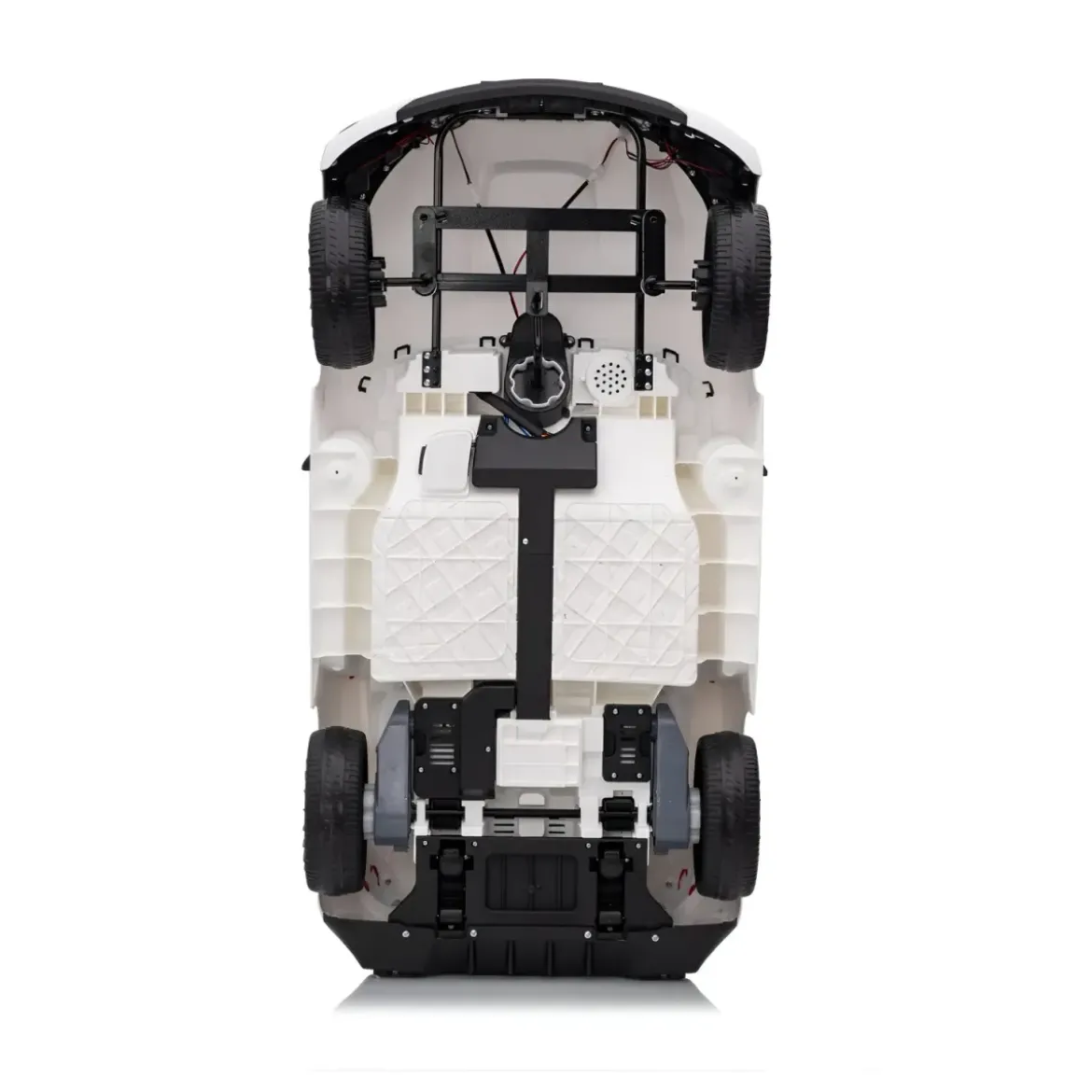 Macchina Elettrica per Bambini 12V Maserati Folgore Bianco Telecomando