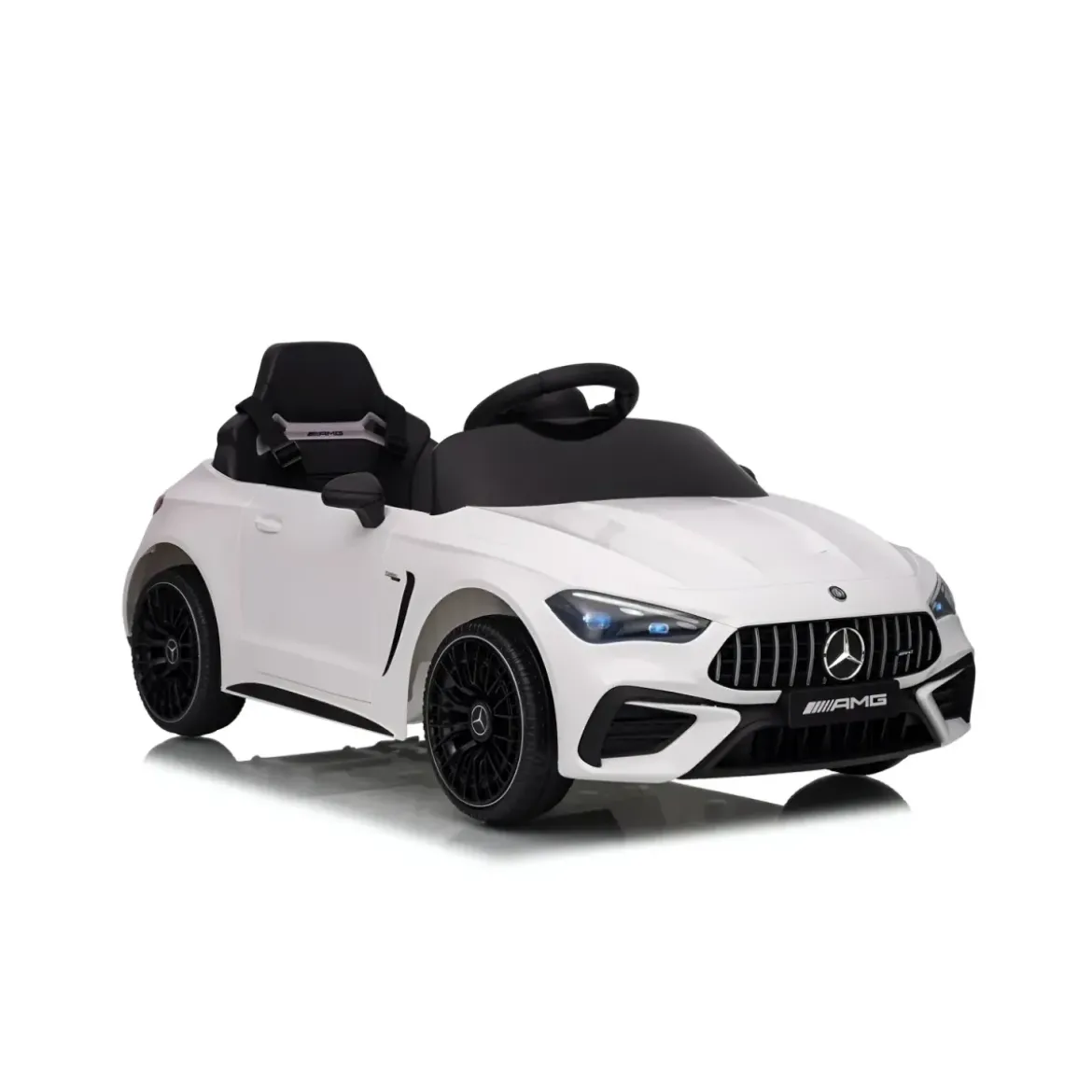 Macchina Elettrica per Bambini 12V Maserati Folgore Bianco Telecomando