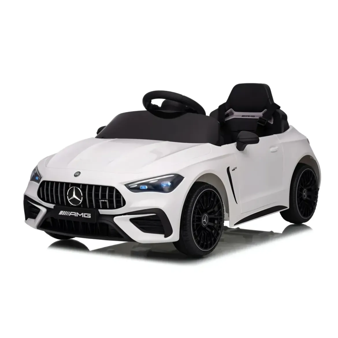 Macchina Elettrica per Bambini 12V Maserati Folgore Bianco Telecomando