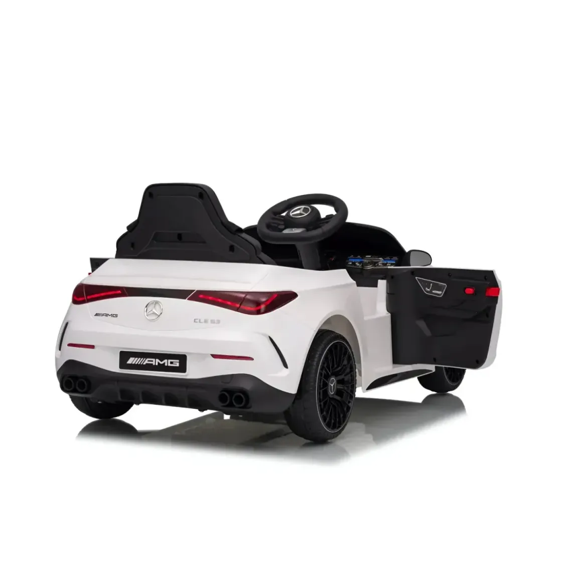 Macchina Elettrica per Bambini 12V Maserati Folgore Bianco Telecomando