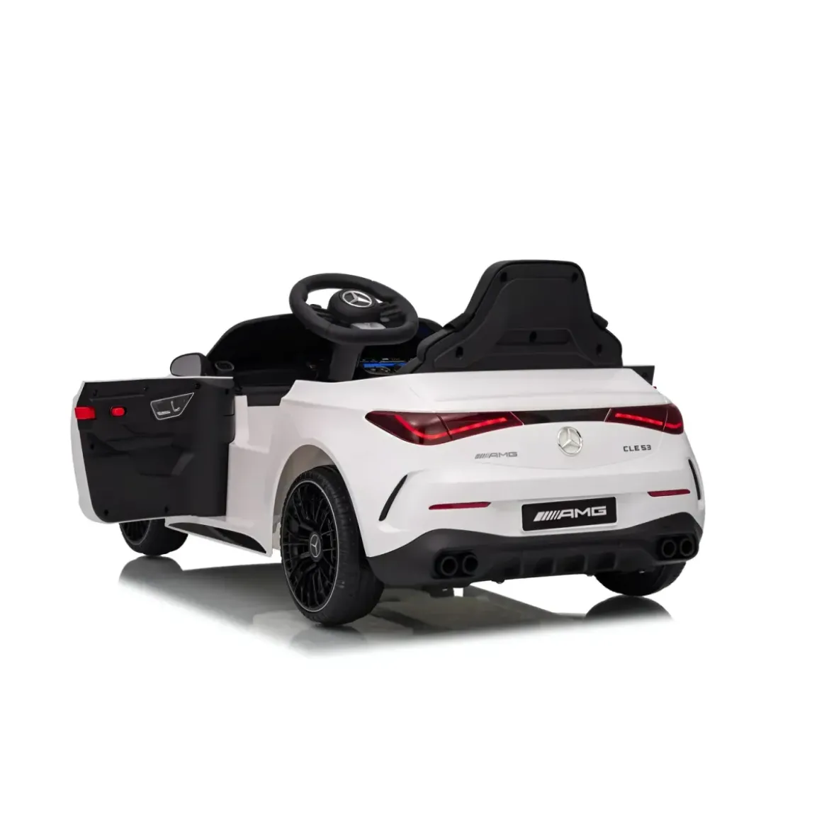 Macchina Elettrica per Bambini 12V Maserati Folgore Bianco Telecomando