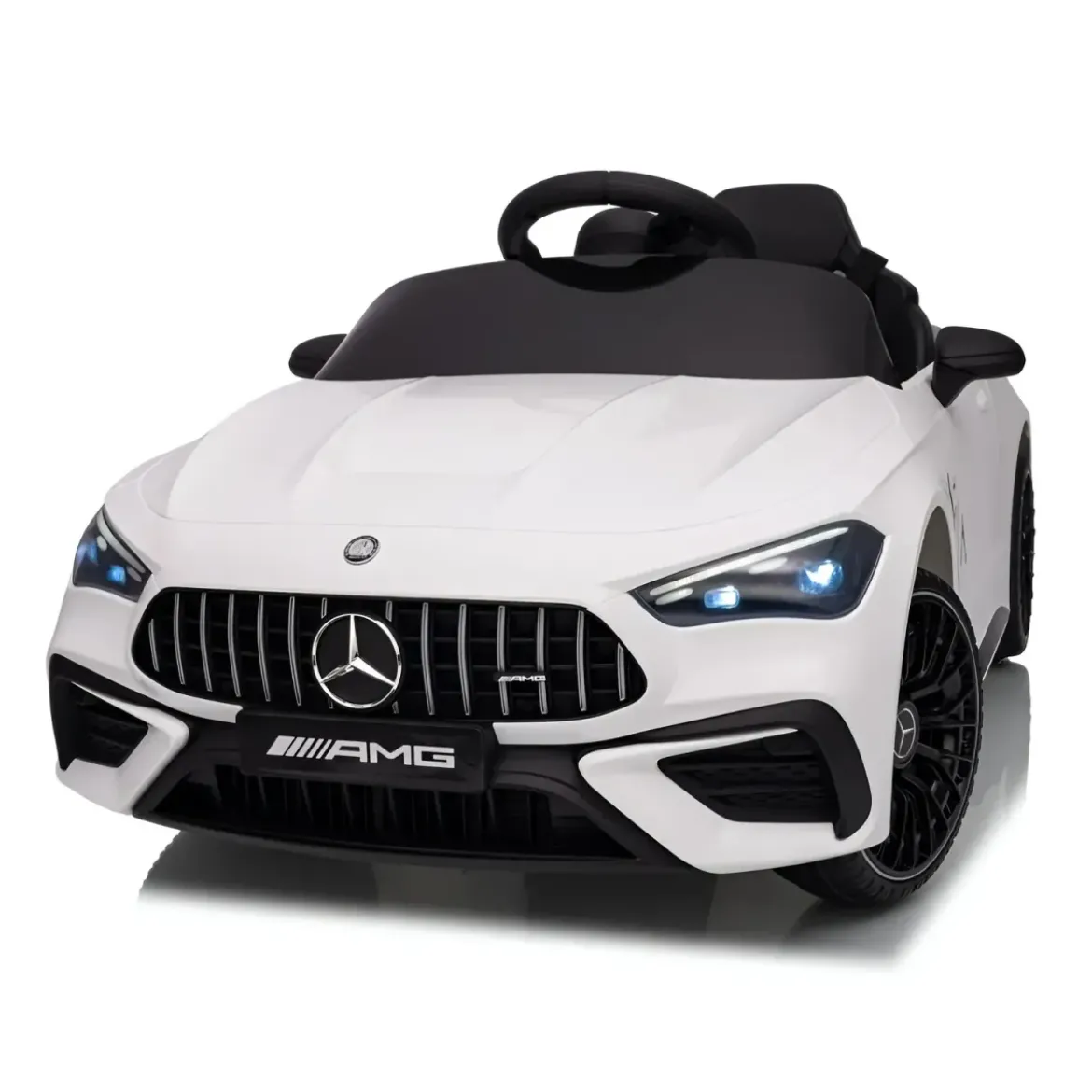 Macchina Elettrica per Bambini 12V Maserati Folgore Bianco Telecomando