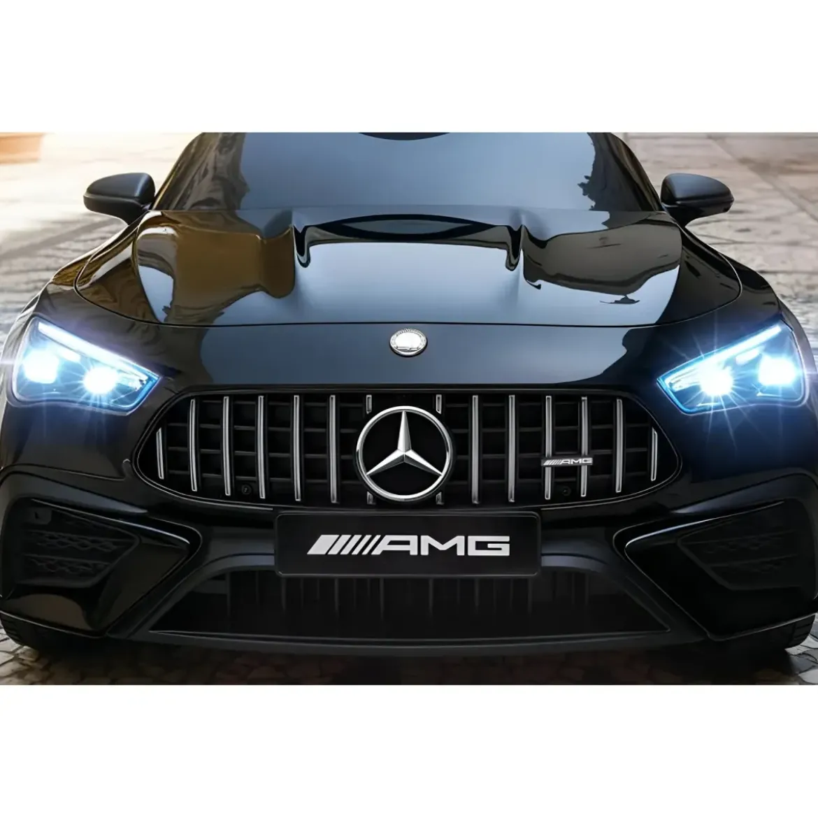 Macchina Elettrica per Bambini 12V Maserati Folgore Nero Telecomando