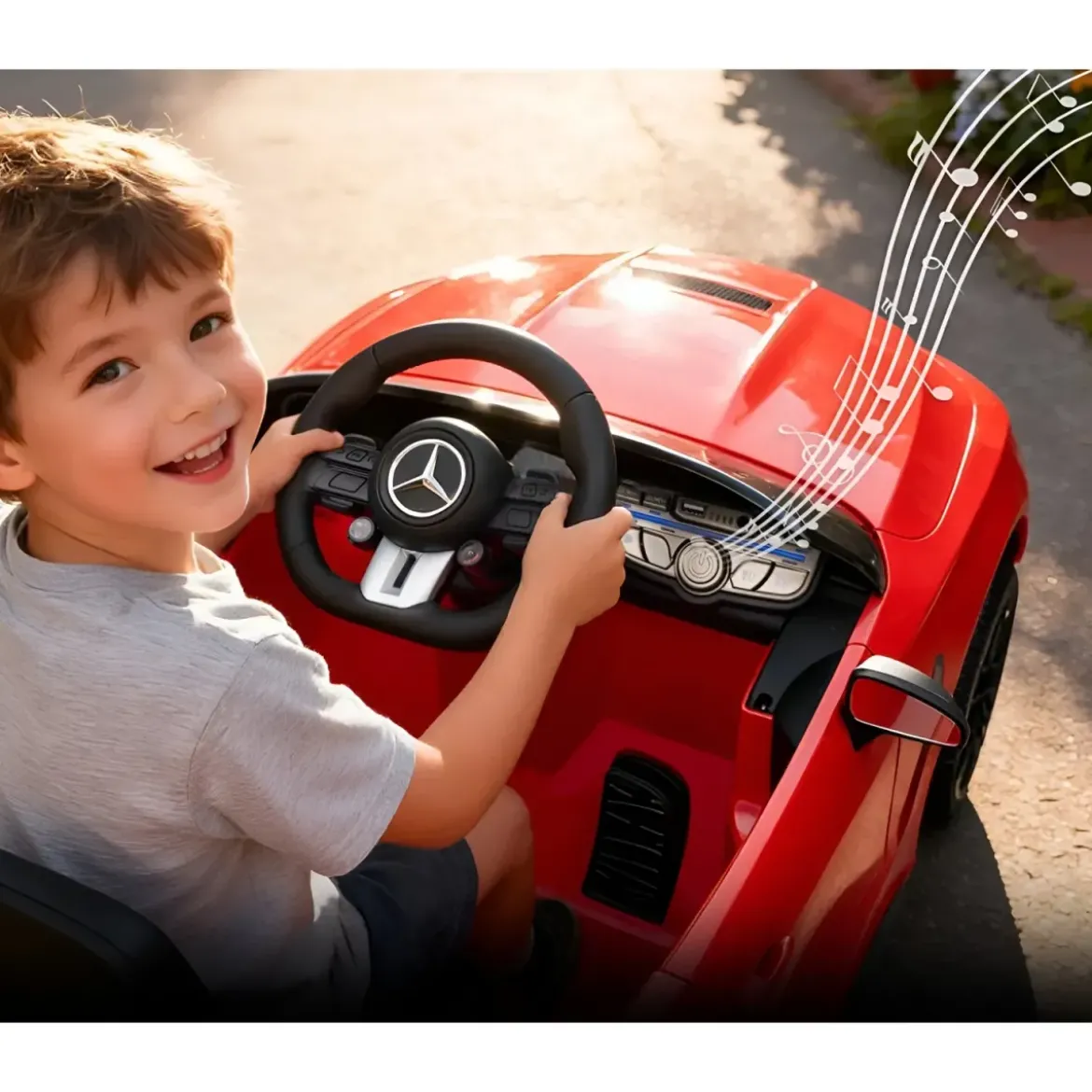 Macchina Elettrica per Bambini 12V Maserati Folgore Rosso Telecomando