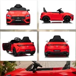 Macchina Elettrica per Bambini 12V Maserati Folgore Rosso Telecomando