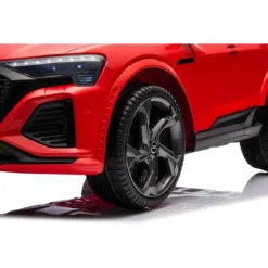 Macchina Elettrica per Bambini Audi Q8 Rosso Luci LED e Telecomando