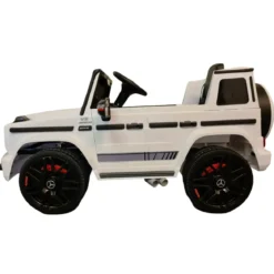 Macchina Elettrica per Bambini Mercedes Jeep G63 AMG a Batteria 12V Bianca
