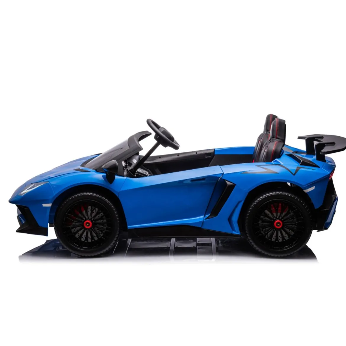 Macchina Elettrica per Bambini Lamborghini Blu Aventador SVJ BIG Full