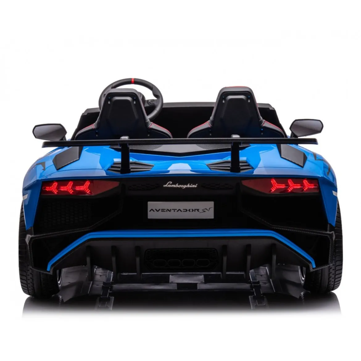 Macchina Elettrica per Bambini Lamborghini Blu Aventador SVJ BIG Full