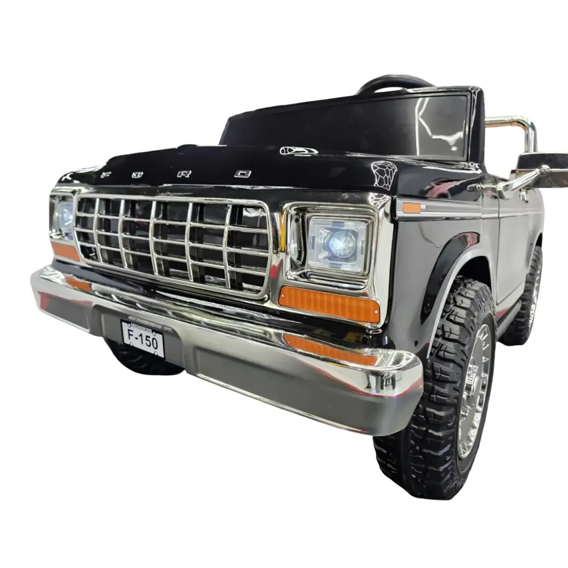 Macchina Elettrica per Bambini 24V Nero 2 Posti Ford F-150 Telecomando
