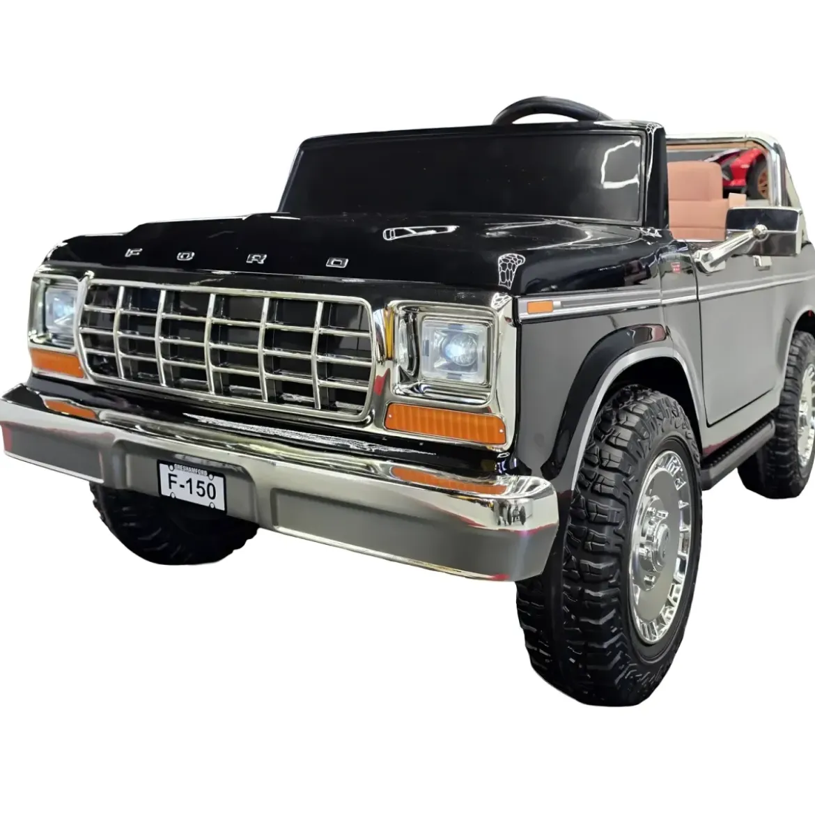 Macchina Elettrica per Bambini 24V Nero 2 Posti Ford F-150 Telecomando