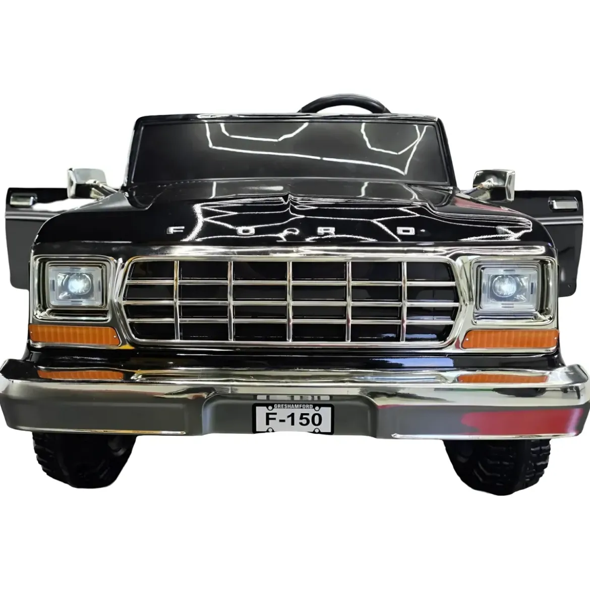 Macchina Elettrica per Bambini 24V Nero 2 Posti Ford F-150 Telecomando
