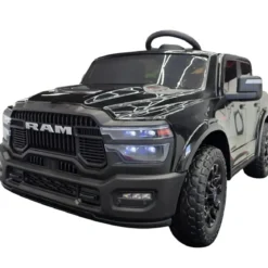 Macchina Elettrica per Bambini Dodge RAM 12V Nero con Telecomando
