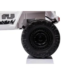 Macchina Elettrica per Bambini Auto Toyota Cruiser a Batteria 12 V Bianca